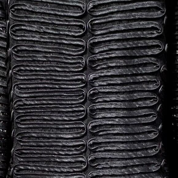 Vintage Weavz Evening Statement Jacket Women's 1X Black Button Front Long Sleeve - Picture 10 of 13